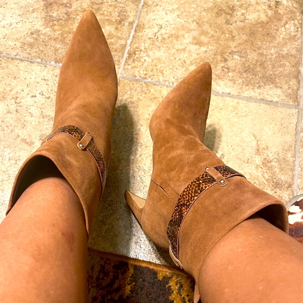 Jessica Simpson Caramel Boots, Sz 7.5